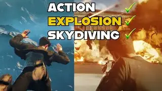 007 First Light｜Action packed｜Explosion｜Skydiving no parachute