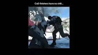 Call of Duty finishers have no chill 💀 | #callofduty #finishers
