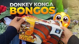¡Me encontré unos BONGÓS edición Donkey Kong en el tianguis! 😱🥁