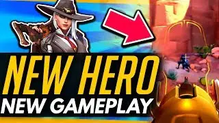 Overwatch |  FIRST ASHE GAMEPLAY - Full Game New Hero Blizzcon!