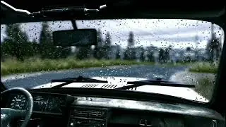 🤍Rain noise in the car for deep sleep,study and relaxation/Шум дождя в автомобиле для сна,учёбы.