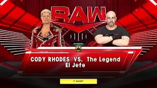 Cody Rhodes vs The Legend El Jefe!!