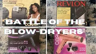 #BlowDryer Review | #Hottools | #Jinri | #Conair | #Revlon | A Quiet Blow-Dryer????