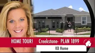 New Homes Medical City Lake Nona Area-  Plan 1899 at Creekstone by KB Home