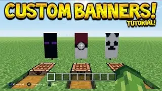 3 Awesome Custom Banner Designs Tutorial In Minecraft Console Edition