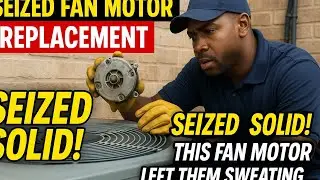 The AC Killer: Seized Fan Motor &ndash; Watch the Fix!  🧊 Katy AC Repair 🔥