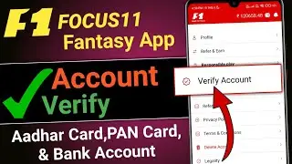 Focus11 fantasy app | Focus11 account verification | new fantasy app | account verify focus11