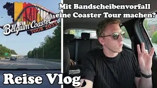 Mit Bandscheibenvorfall eine Coaster Tour machen?- Geht das? | Belgium Coaster Tour Reise Vlog