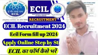 ECIL Form fill up JTC TOC 2024 ECIL Recruitment Apply Online Ecil Form fill up 2024 ecil job