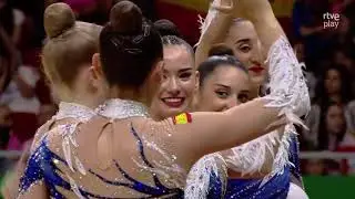Final Budapest 2024 - ESPAÑA - 3 cintas / 2 pelotas - Campeonas de Europa