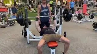 Double Bodyweight Bench Press! 150lb Man Benches 300lbs (One Rep Max) 🤯