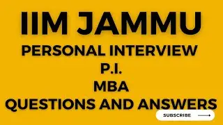 IIM JAMMU PI Questions and Answers Expected #MBAA2Z #MBA #CAT