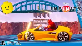 IRON MAN Marvel Superhero - Racing Cars Video Game PS4 Disney Infinity 3.0