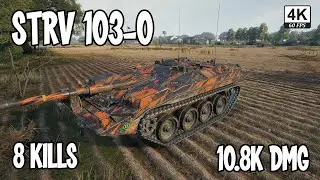 World Of Tanks Strv 103-0   1HP and a dream 10.5k Damage ambush 13 completed WOT