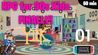 YIIK: A Post-Modern RPG for 90s Kids First Hour - Nintendo Switch Gameplay