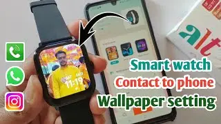 alt smart watch connect to phone|alt fit smartwatch me photo kaise lagaye