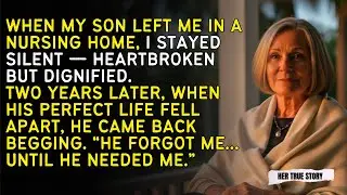 HER STORY FROM FLORIDA &mdash; &ldquo;My Son Left Me in a Nursing Home&hellip; Then Came Begging.&rdquo; 😕😕