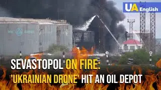 40k Tons of Russian Fuel Burned in Temp. Occupied #Sevastopol in Crimea