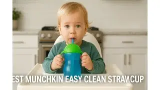 🥤 Best Munchkin Easy Clean Straw Cup | Munchkin Simple Clean Toddler Sippy Cup with Easy Clean Straw
