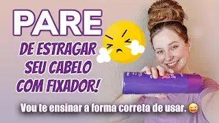 Como usar fixador sem danificar os fios deixando a aparência natural.