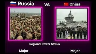 Russia vs China 🇨🇳 | Superpower Comparison 2025 | Economy, Military & Global Influence