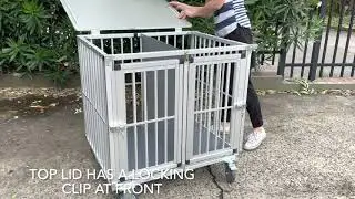 Demonstration for VEBO Deluxe 2-Berth Aluminum Dog Show Trolley