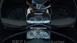 BRZ Digital Cluster Upgrade - Subaru tS Digital Cluster #automobile #cartok #subaru #brz #fyp #cars