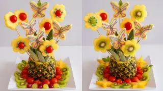 Creative Fruit Salad Decoration Ideas | Geya Holud's Fruits Plate Unique Design 😋 