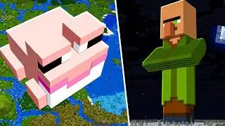 One Year of Ridiculous Minecraft Builds