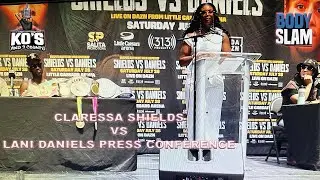 Claressa Shields vs Lani Daniels Press Conference