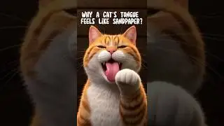 Why a Cat&rsquo;s Tongue Feels Like Sandpaper #shorts  #viralvideo  #shortvideo #cat  #foryou #fyp #cats