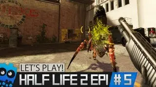 Let's Play Half Life 2 Episode 1 - Part 5 - Zombine!