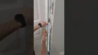 Как выставить зазоры если дверь открывается во внутрь комнаты #бородатаядверь #оренбург #дизайн