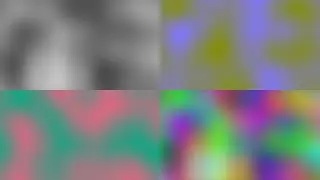 Fractal Diamond Background in the YUV Color Space