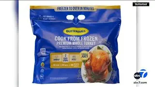 Butterball unveils 'cook from frozen' turkey that eliminates hourslong thawing process
