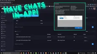 How to setup chat channels KeyAuth authentication system