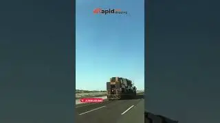 Epic Moves: Lowboy Trailer Shipping Like Never Before! 🚛💪 #short