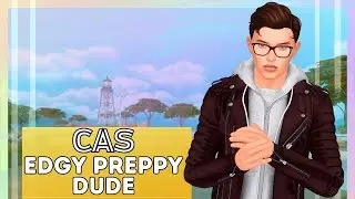 CAS Edgy Preppy Dude + CC SIMS 4 #sims4cc  #gaming