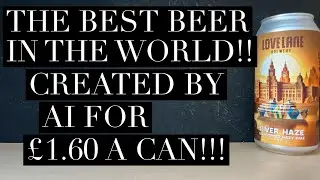 The Best Beer In The World! Created By AI! , Love Lane River Haze US Hopped Hazy Pale Review