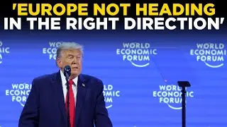 Trump at Davos 2026 LIVE | Trump Slams EU Leaders in Fiery Global Speech | World News LIVE