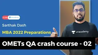 OMETs Quantitative Aptitude crash course |2| Sarthak Dash |CAT
