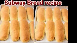 Eggless Subway bread recipe|subway bread in 5 min  without oven|बेकरी जैसी शब्वेय ब्रेड#subwaybread