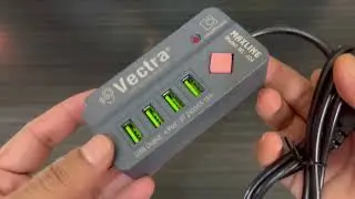 Silent Unboxing of MAXLINE ML404 4USB TRAVEL CHARGER.