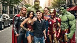 Super Heroes Wefie