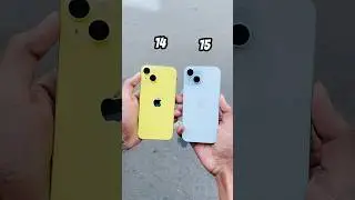 iPhone 14 против iPhone 15 || Тест зума камеры! #шорты