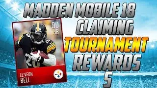 CLAIMING MY TOURNAMENT REWARDS 5!-Madden Mobile 18