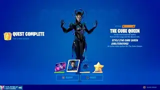 How to get The Cube Queen in Fortnite | Secret Skin Fornite Battle Royale - Complete Challenges fast