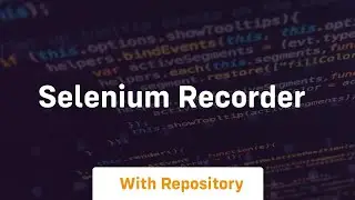 selenium recorder