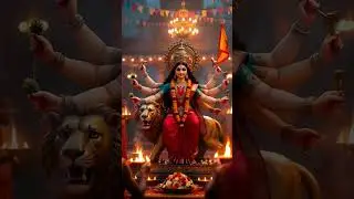 Maa Durga Aarti Sacred Glow ✨ Spiritual Cinematic Energy!