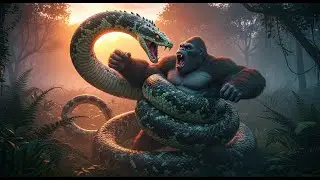 KingKong vs Titanoboa Reborn The Reptile&rsquo;s Revenge After 60 Million Years | CGI War